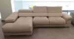 Sofá Chaise longue Milán beige
