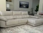 Sofá Chaise longue Fénix perla - Imagen 2