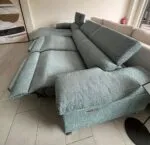 Sofá chaise longue relax Dakota gris oscuro - Imagen 3