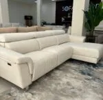 Sofá Chaise longue Relax Imola beige - Imagen 2