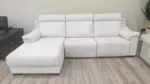 Sofá Relax Chaise longue Modena blanco