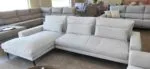 Sofá chaise longue Aston blanco - Imagen 2