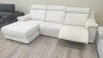 Sofá Relax Chaise longue Modena blanco - Imagen 3
