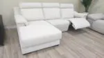 Sofá Relax Chaise longue Modena blanco - Imagen 2